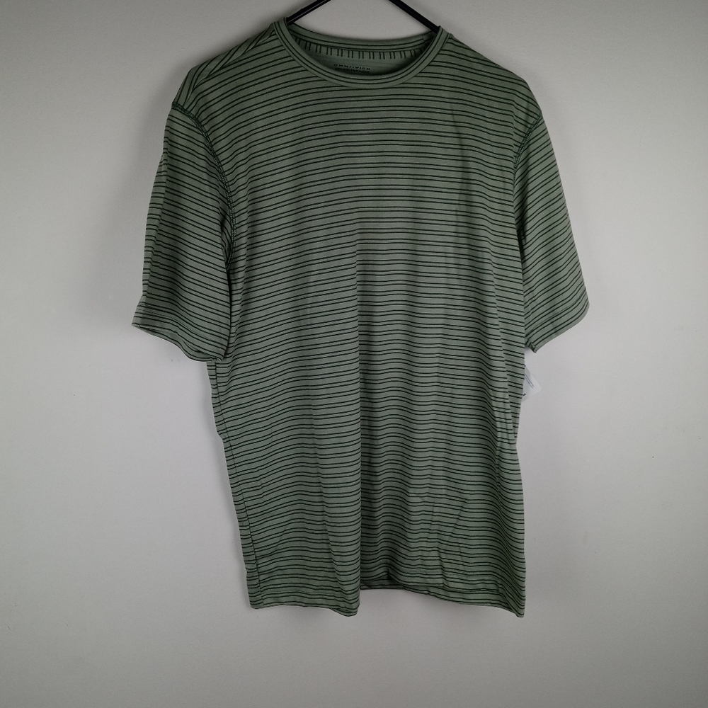 NWT Men's Columbia Sunstone Bridge Stripe Crew Tee Size L